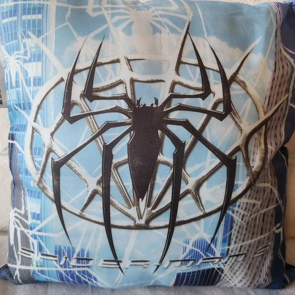 Spider Man 3 Pillow Cushion Small 8" Official 2007 Marvel Comics Funtastic - Image 4 of 4