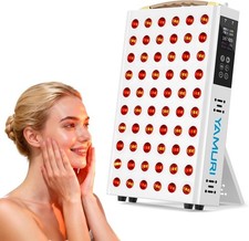 Red Light Therapy for Face, 660Nm 850Nm Near-Infrared Light Therapy Panel for Bo