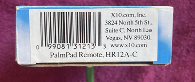 X10 Palmpad Remote Control Powerhouse HR12A-C X-10 8 Switch 1-8/ 9-16 Keypad