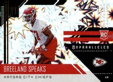 2018 Panini Unparalleled #260 Breeland Speaks Impact #/75