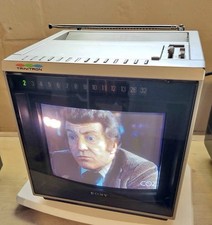 Vintage SONY Trinitron KV-9400 CRT 9in Color TV Japan Tested And Works