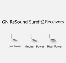 Receivers For Hearing Aids-Resound & Danalogic. All powers and sizes available. 