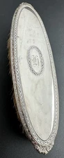 Antique R Wallace & Sons Sterling Silver Vanity Clothes Brush Monogrammed