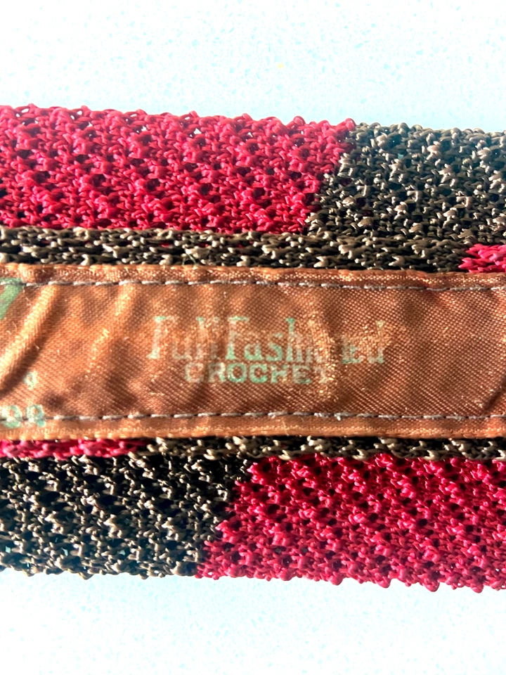 Corbata de cuello punta cuadrada de seda a rayas diseño mansión estilo Bond 53 x 2,75 Foto 3 de 4