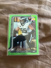 2025 Topps Chrome - Lane Johnson #246 Green Refractor /99