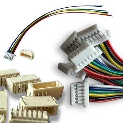 6-Pin JST-SH Connector Housing Wire Plug Header 30 Set for Micro VCam PCB Boards