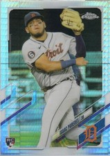 2021 Topps Chrome Baseball - [Base] - Prism Refractor #66 Isaac Paredes - Detroi