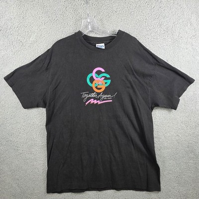 Vintage Hanes Men's Black Ciba Geigy Shirt Size XL Together Again