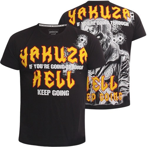 Футболка YAKUZA Hell Обычные футболки Schwarz TSB-25026 5890₽