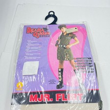 Rubie's Mjr. Flirt 4 Piece Halloween Women Costume Medium 2-4 - NEW