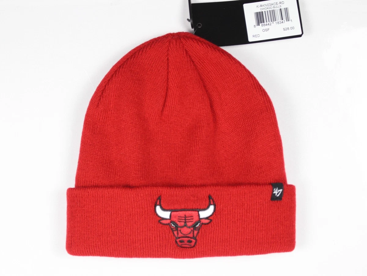 Bonnet NEW ERA Chicago Bulls – Heather Essential Cuff Knit – Gris – Taille Unique – Neuf Avec étiquette