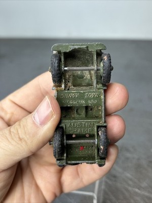 Vintage Made in England DINKY TOYS #674 AUSTIN CHAMP Die Cast Jeep