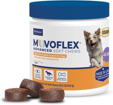 MOVOFLEX Advanced Soft Chews Hip and Joint Support Supplement for Medium Dogs -