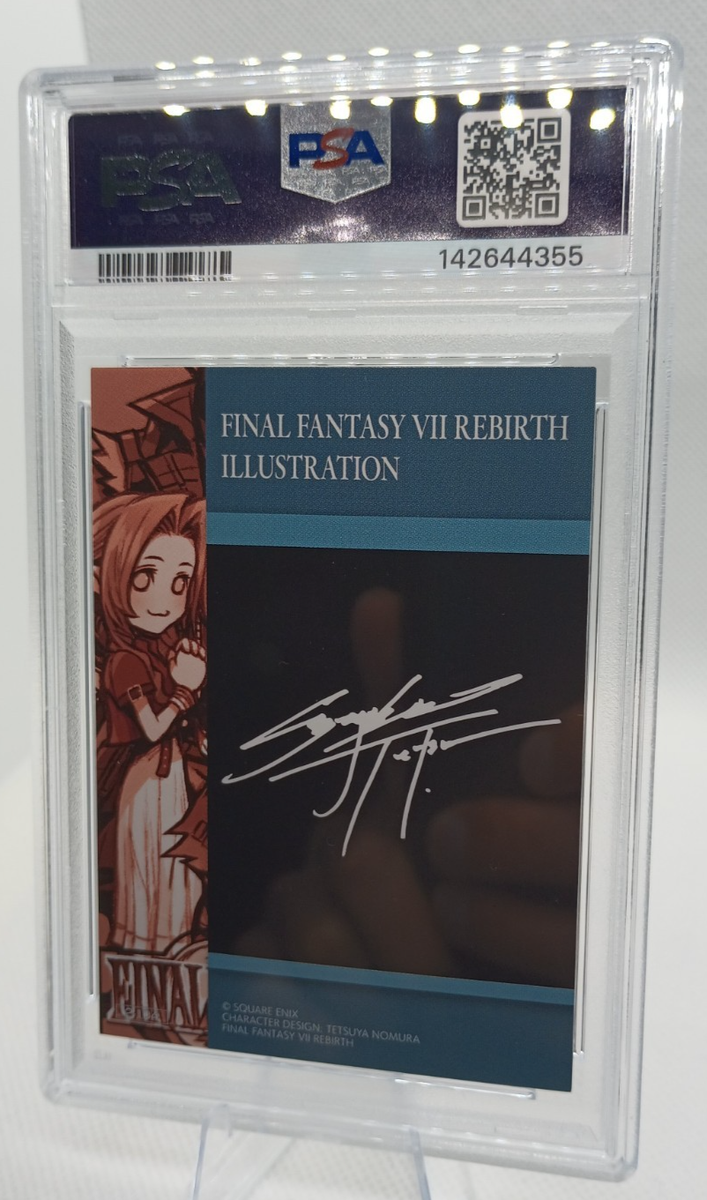 FF VII Anniversary Art Museum Super-Secret #104 PSA 9 Tetsuya