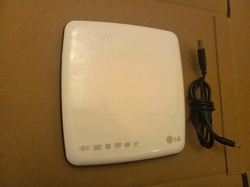 Graveur LG Slim External Super Multi DVD Rewriter / 8x Slim Portable GP08 White - 第 1/5 張圖片