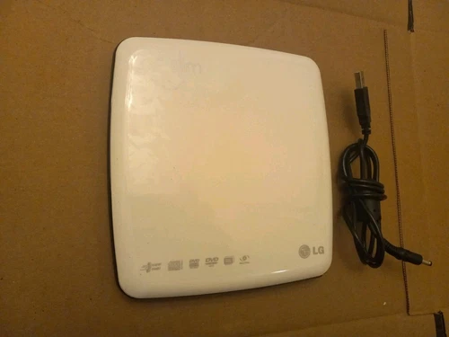Graveur LG Slim External Super Multi DVD Rewriter / 8x Slim Portable GP08 White