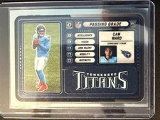 2025 Panini Donruss Optic Football Cam Ward 1 Passing Grade (RC, Base)