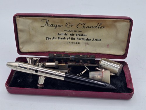Vintage Thayer & Chandler Model A Airbrush With Case