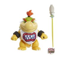 NEW Sanei Boeki Super Mario Figure Collection Plus Bowser Jr. with Brush FCP-006