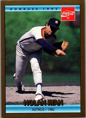 1992 Donruss Coke Ryan #17 Nolan Ryan Houston Astros