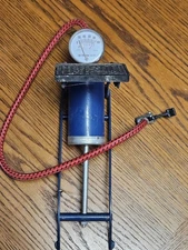 Vtg 100 PSI Pressure High Volume Air Foot Pump Inflator Car Bike Tires