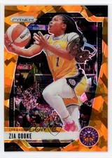 2024 Panini Prizm WNBA Orange Ice Prizm Zia Cooke #46 0a2
