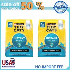 2P Purina Tidy Cats Instant Action Non Clumping Cat Litter Deodorizer