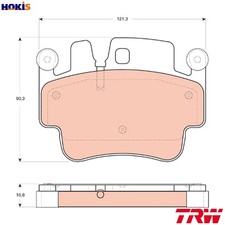 BRAKE PAD SET DISC BRAKE GDB1742 FOR PORSCHE BOXSTER/Spyder 911/Convertible 3.6L