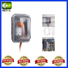 High-Impact Clear 1-Gang Weatherproof Outlet Cover - NEMA Certified Protection