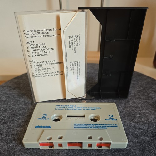 John Barry Black Hole Original Movie Soundtrack Cassette HSC 3017 VG+ FREE POST - Picture 2 of 4