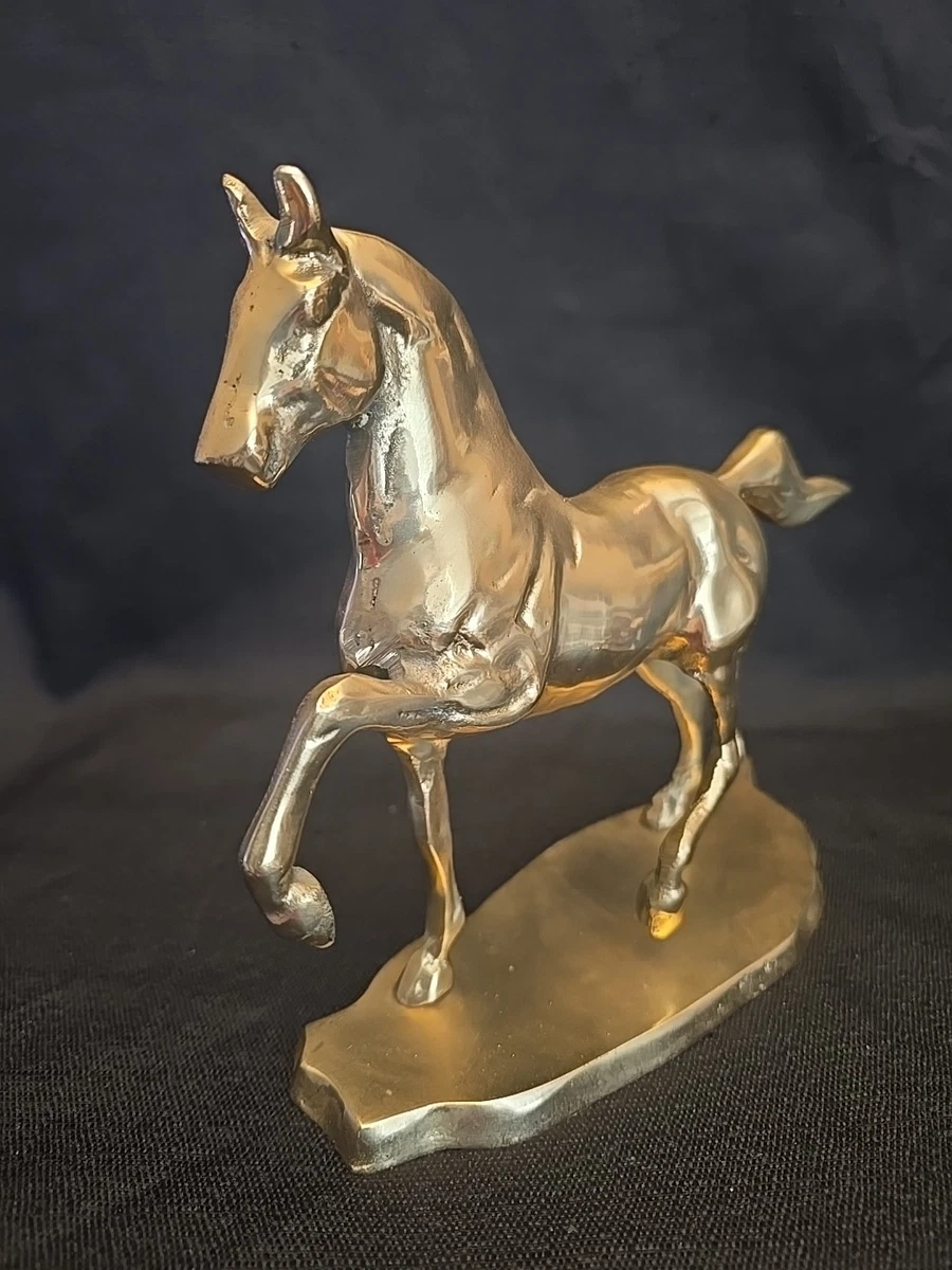 黄铜马雕像在收藏铜金属器皿| eBay