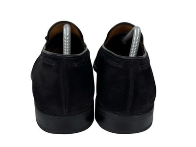 Myrqvist Molle Mens UK 10.5 US 11 Shoes Black Suede Tassel  display picture 1