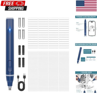 Electric Eraser for Artists, Rechargeable Electric Eraser Kit,140 Refills