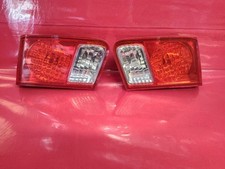 01-02 Honda Civic Coupe Deck Trunk Mounted Tail Light Lamps SET w/ Bulbs