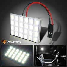 T10 24 Led Power Bright White Panel Dome Light Car Roof Ceiling Lamp 12v Map