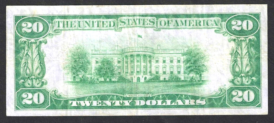 1928 $20 GOLD CERTIFICATE ~ LOVELY EYE-APPEALING NICE GRADE NOTE - Image 2 of 2