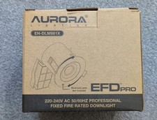 Aurora EN-DLM981X 'EFDPro' Fixed Fire Rated Downlight Fitting GU10 EFD PRO
