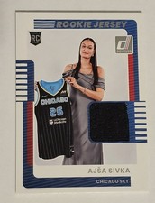 2025 Panini Donruss WNBA - Ajsa Sivka RC Rookie Jersey Relic - #4 - Chicago Sky