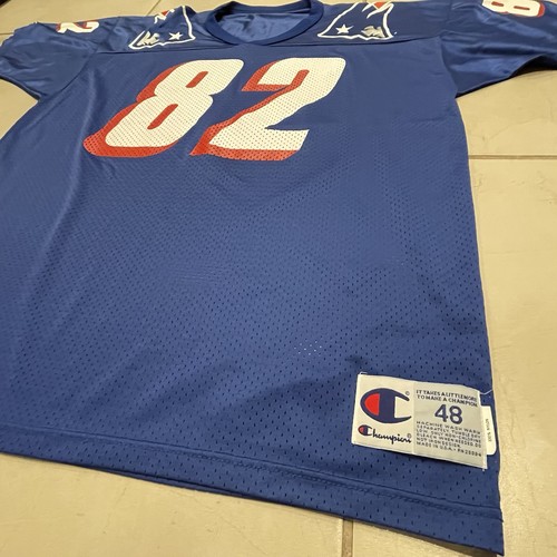 Vintage 90s Champion New England Patriots NFL Football Jersey Vincent Brisby XL - Picture 3 of 6