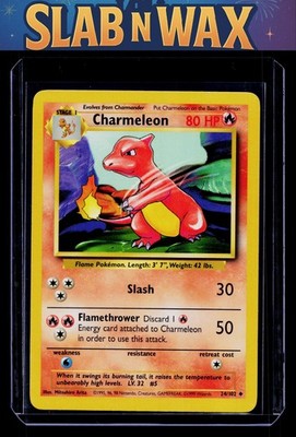 Pokemon tcg Base Set Charmeleon #024/102