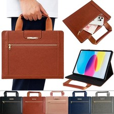 For iPad A16/10th Gen Air Pro 11" Mini 6/7 Handbag Flip Stand Leather Case Cover