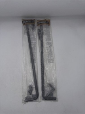 2-PACK Everbilt 18 in. Black Cane Bolt