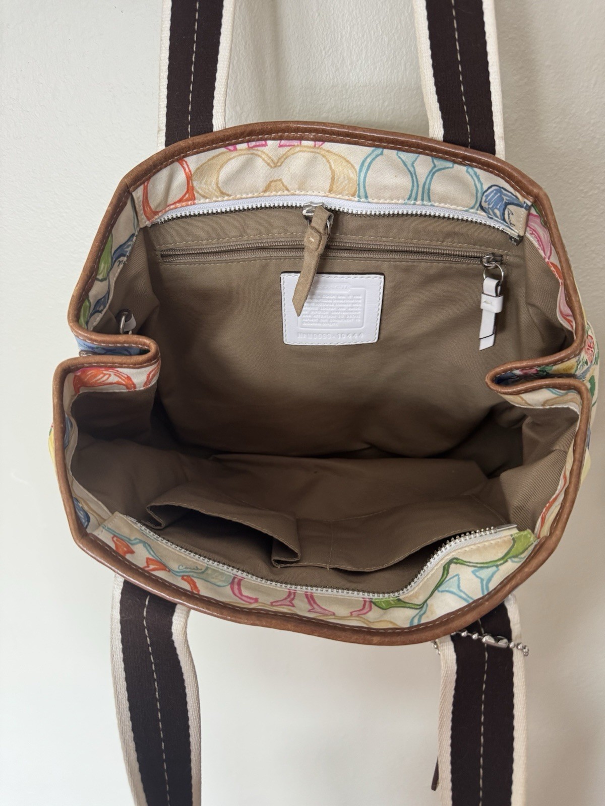 Coach Hampton Spring Patchwork Multi-color Dual H… - image 4