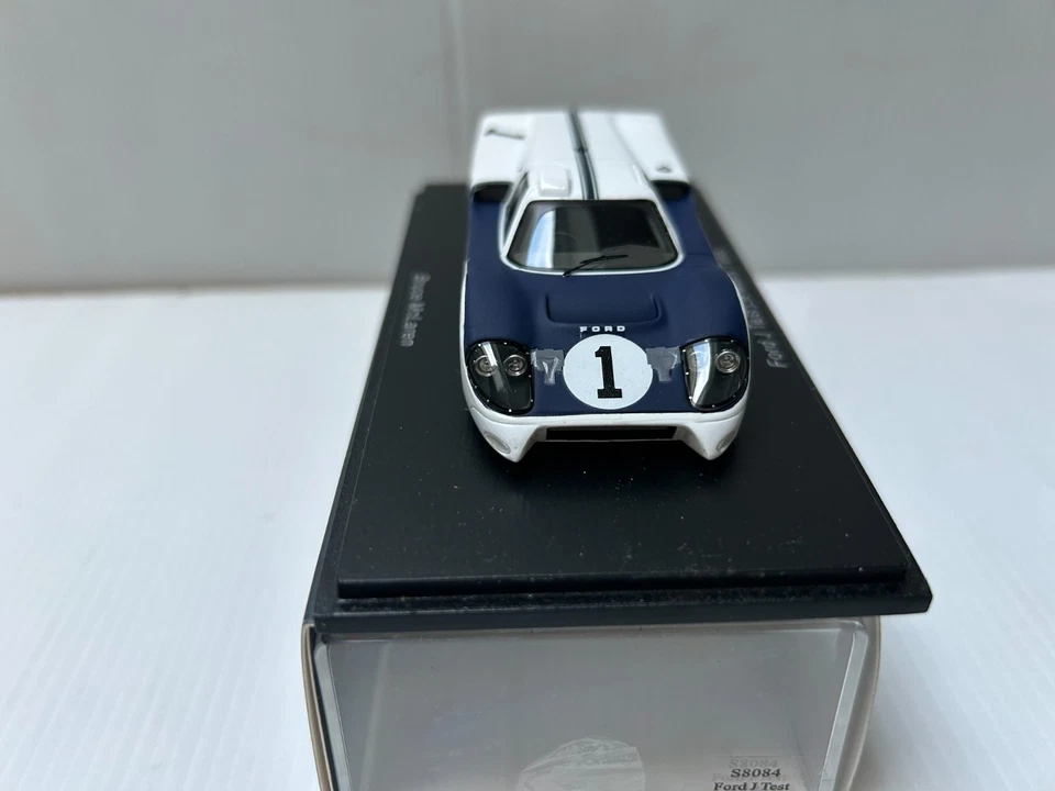 SPARK S8084 Ford J #1 Test Le Mans 1966 Bruce McLaren 1/43 Voiture Miniature - Photo 3/4