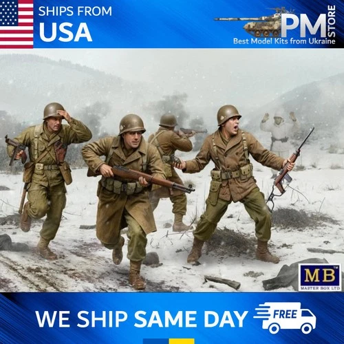 Master Box 35253 U.S. 101st Airborne Division. Bastogne, December 1944 1/35