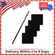 Flute Cleaning Kit Cleaning Rod with 4pcs Flute Cleaning Cloth Flute Stick Flute
