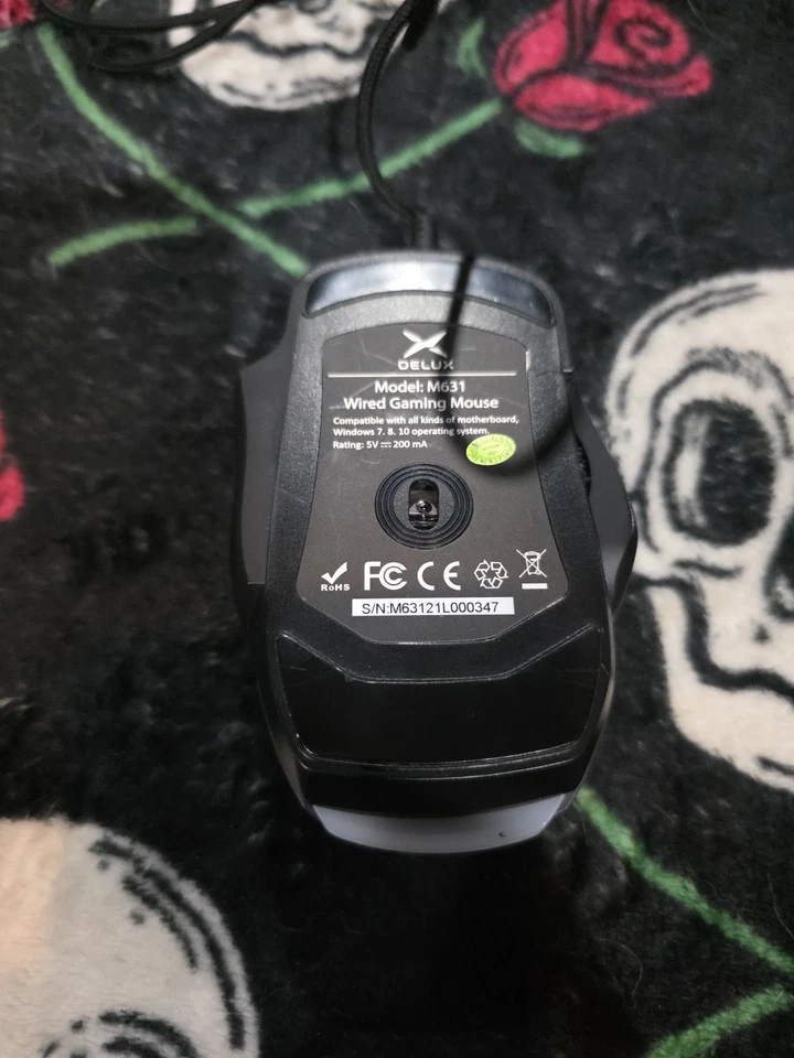 Modded Delux M800 RGB 2.4Ghz Wired Pro Gaming Mouse Lightweight - Image 2 of 2