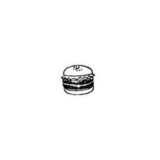 Mini Stamp - Hamburger
