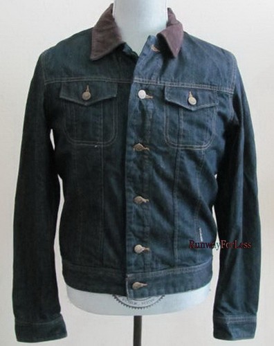 New $125 FIFTY FIVE DIESEL 55DSL Mens S L Jennys Jeans Denim Jacket Corduroy - Afbeelding 1 van 6