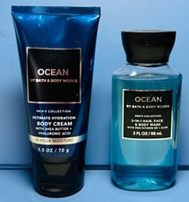  NEW MEN'S OCEAN  2PC TRAVEL GIFT SET  Bath  Body Works  SHIPS FREE 